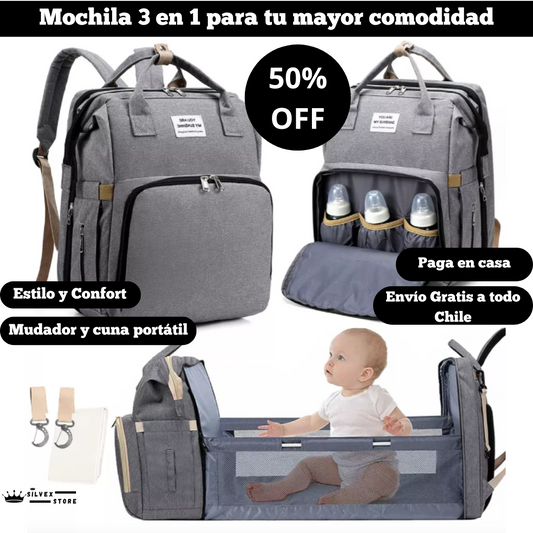 Mochila mudador 2 en 1