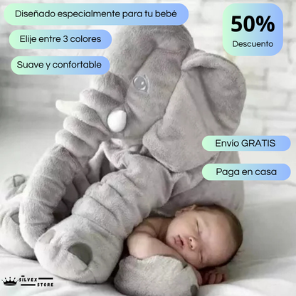 Peluche Elefante de Apego™ -Felpa de Alta Calidad 60cm.