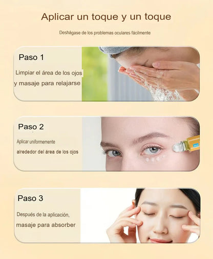 SERUM REPARADOR DE CONTORNO DE OJOS-TECNOLOGIA JAPONESA-2X1