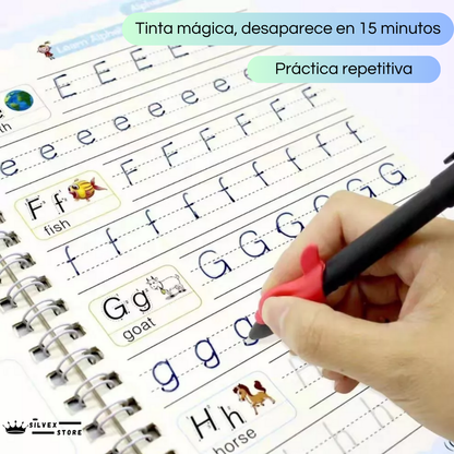 Cuaderno Montessori - 90% Niños más Exitosos- 4 Cuadernos