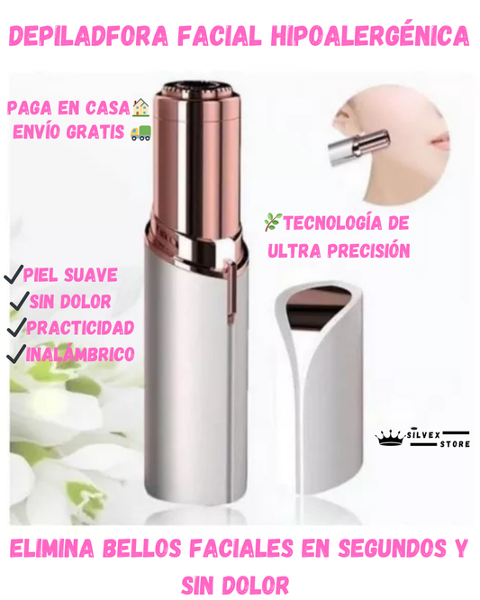 DEPILADORA FACIAL HIPOALERGENICA-PRODUCTO PREMIUM