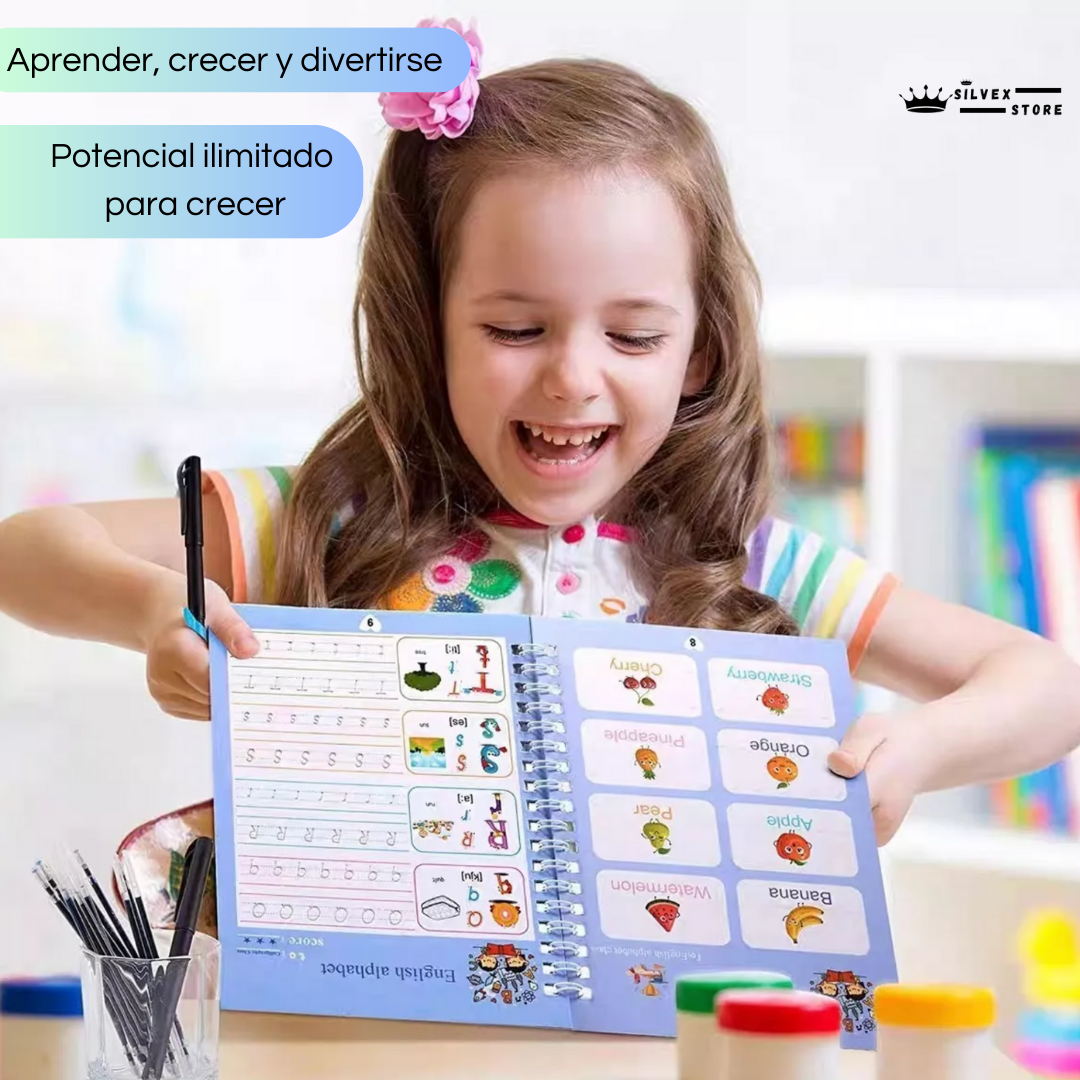 Cuaderno Montessori - 90% Niños más Exitosos- 4 Cuadernos